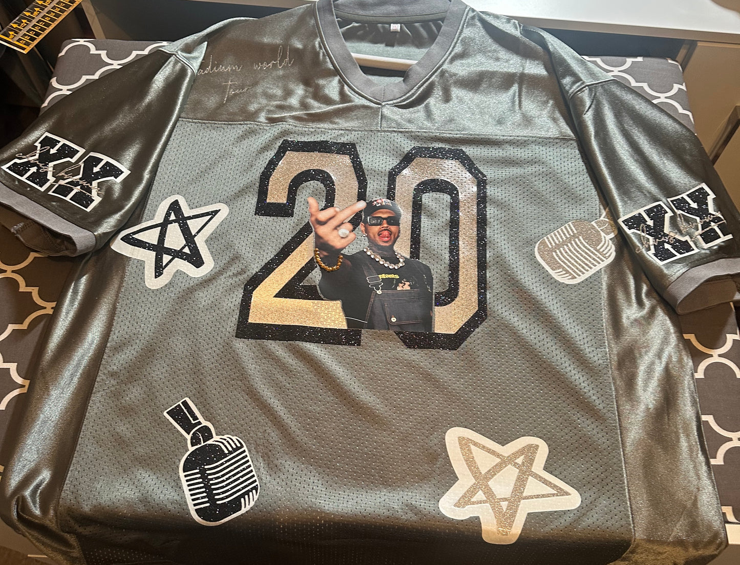 Custom Chris Brown jersey