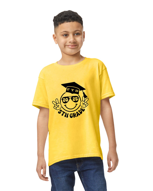 Custom Youth Heavy Cotton T-Shirt - Daisy Crew Neck