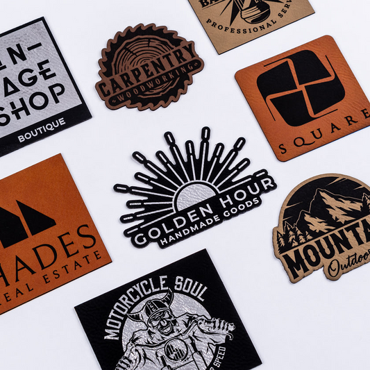 Faux Leather Patches